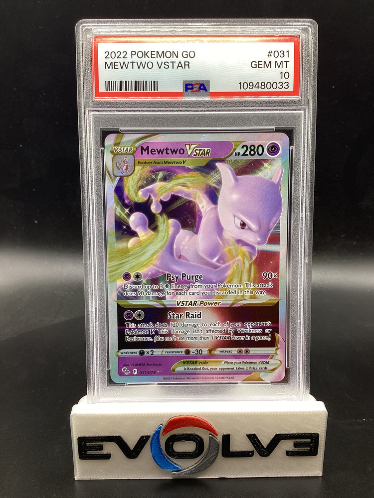 Mewtwo VSTAR (031/078) [Pokemon Sword & Shield: Pokemon Go] PSA 10