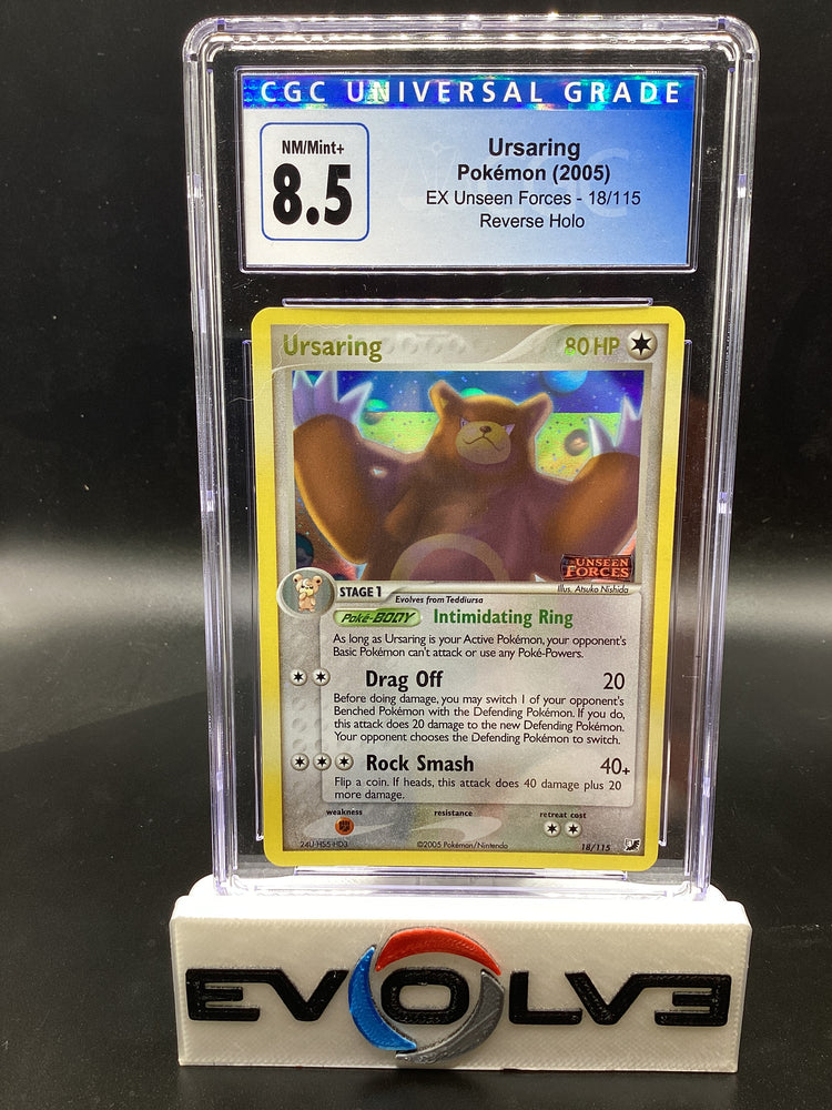 Ursaring - Reverse Holo (18/115) [Pokemon EX: Unseen Forces] CGC 8.5