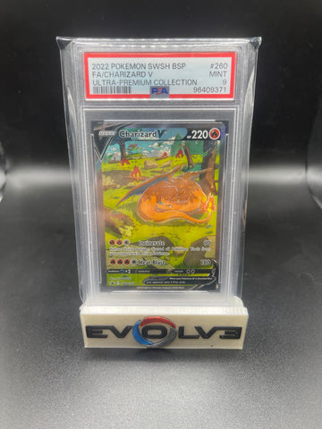 Charizard V (SWSH260) [Pokémon SWSH: Black Star Promo] PSA 9