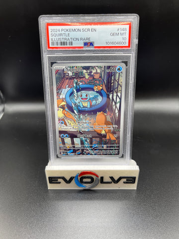 Squirtle (148/142) [Pokémon SV: Stellar Crown] PSA 10