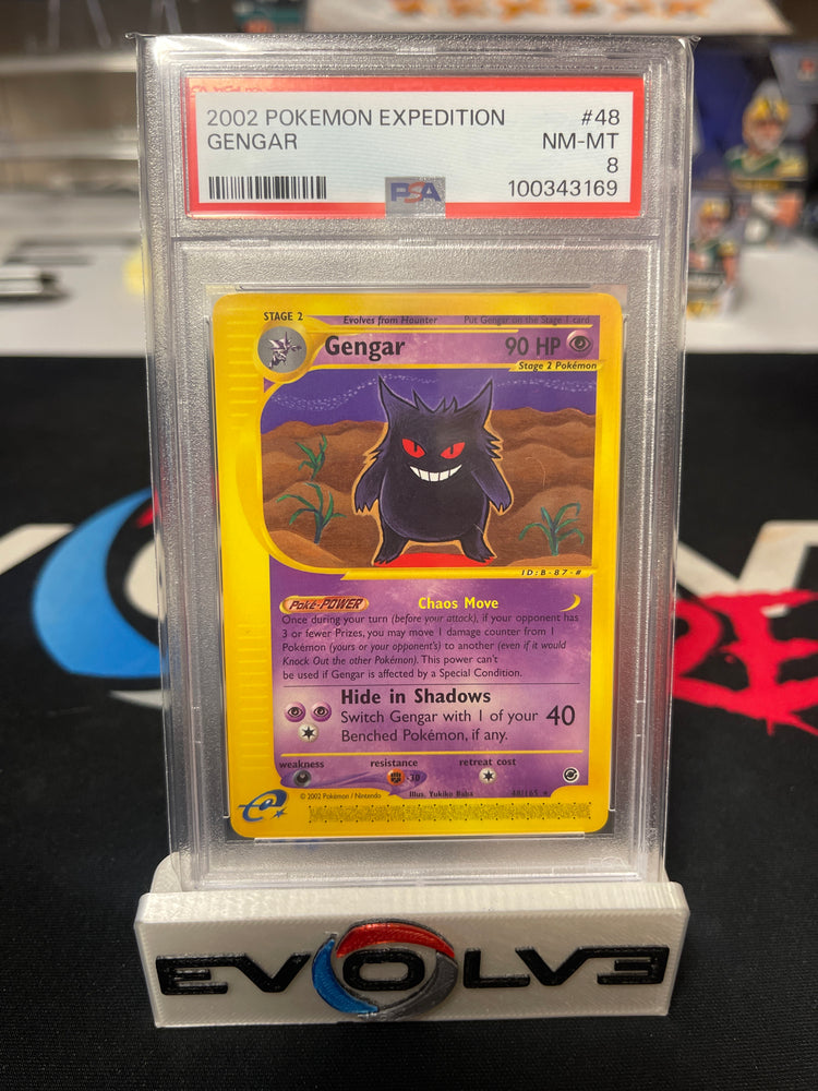 Gengar (048/165) [Pokémon: Expedition] PSA 8