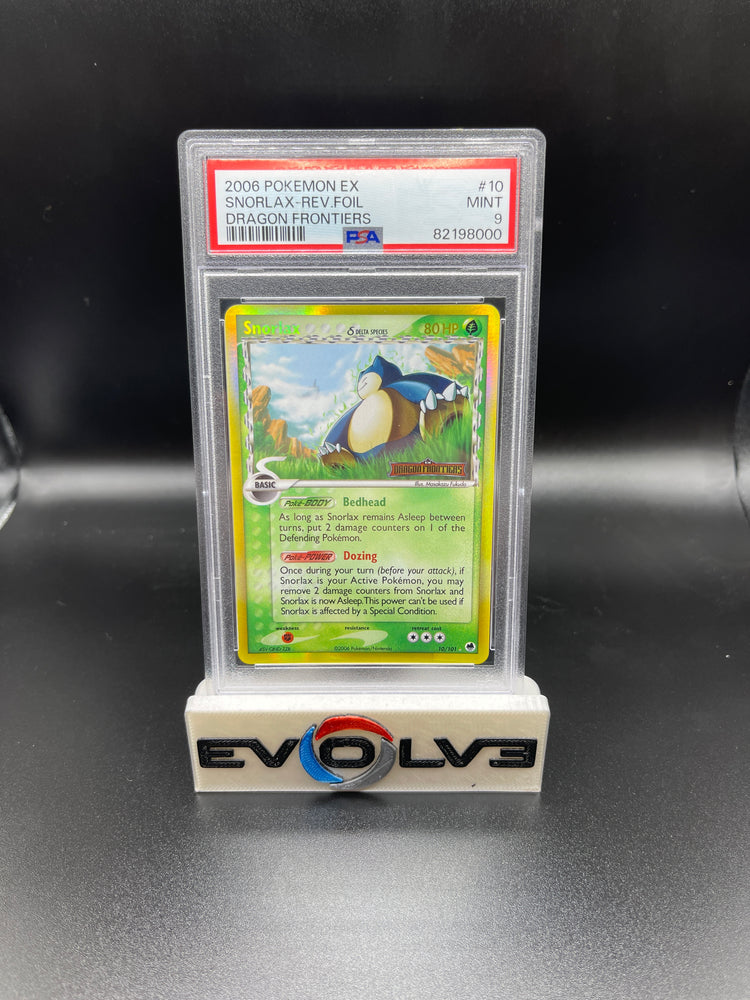 Snorlax Rev. Foil (010/101) [Pokémon EX: Stellar Dragon Frontiers] PSA 9