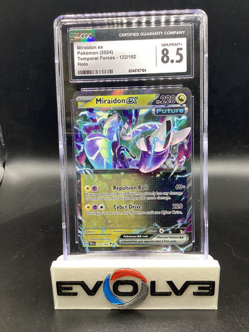 Miraidon ex (122/162) [Pokemon Scarlet & Violet: Temporal Forces] CGC 8.5