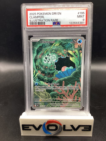 Clamperl (195/182) [Pokemon Scarlet & Violet: Destined Rivals] PSA 9