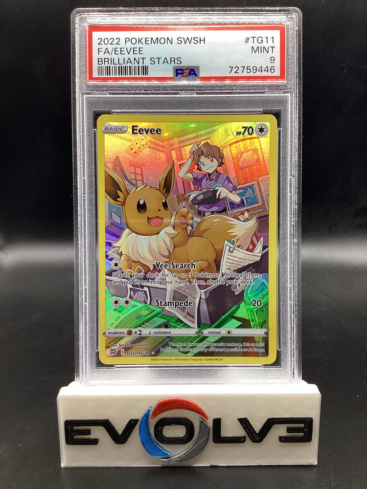 Eevee (TG11/TG30) [Pokemon Sword & Shield: Brilliant Stars Trainer Gallery] PSA 9