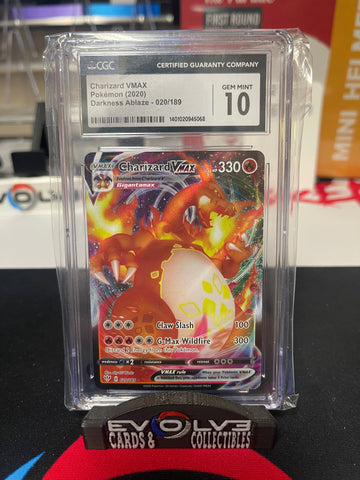 Charizard VMAX (020/189) [Sword & Shield: Darkness Ablaze] CGC Gem Mint 10