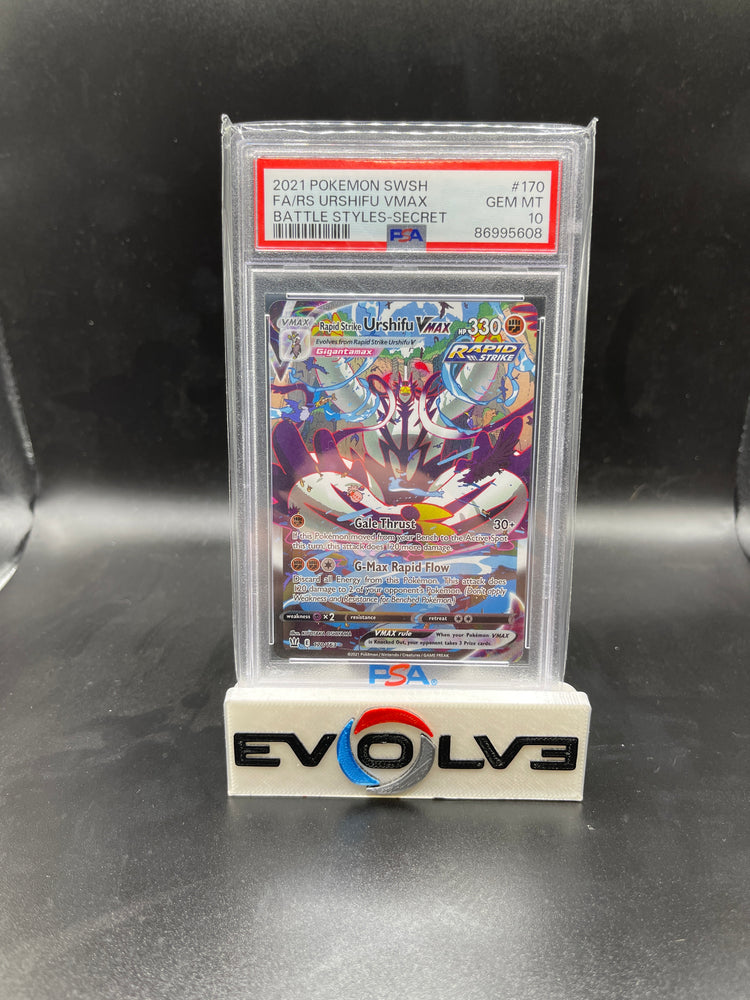 Rapid Strike Urshifu VMAX (170/163) [Sword & Shield: Battle Styles] PSA 10