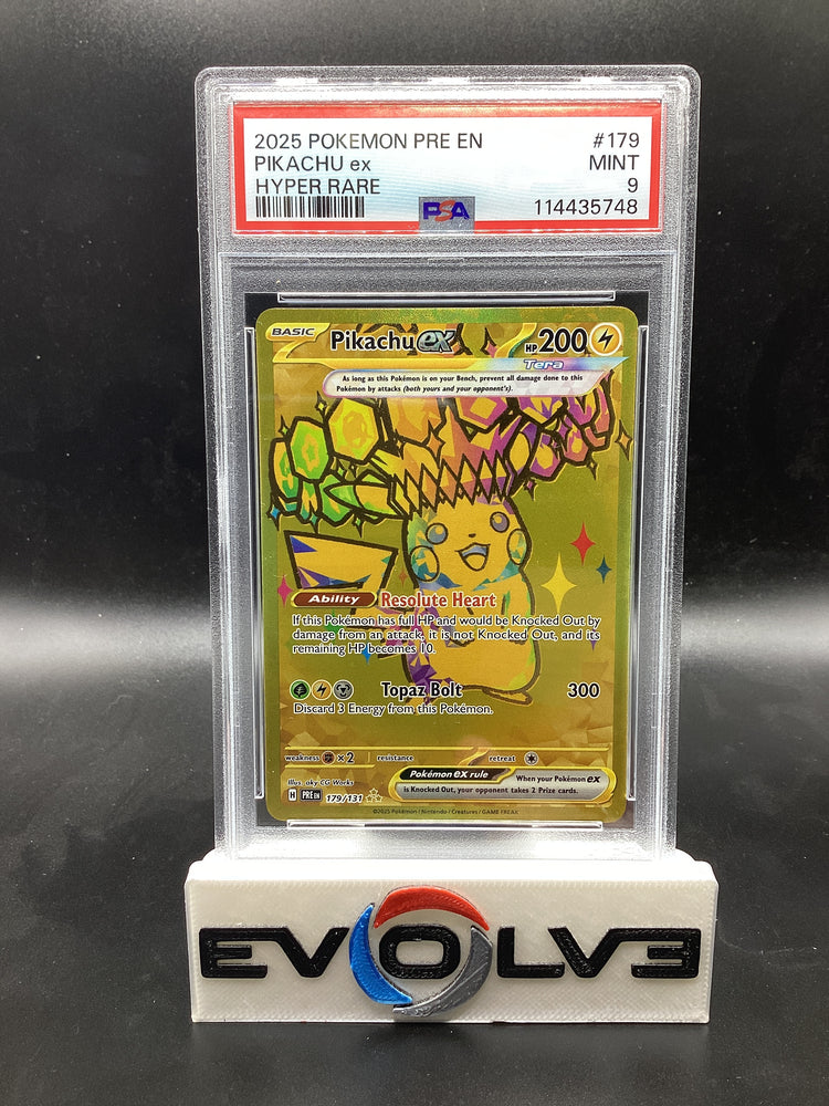 Pikachu ex (179/131) [Pokemon Scarlet & Violet: Prismatic Evolutions] PSA 9
