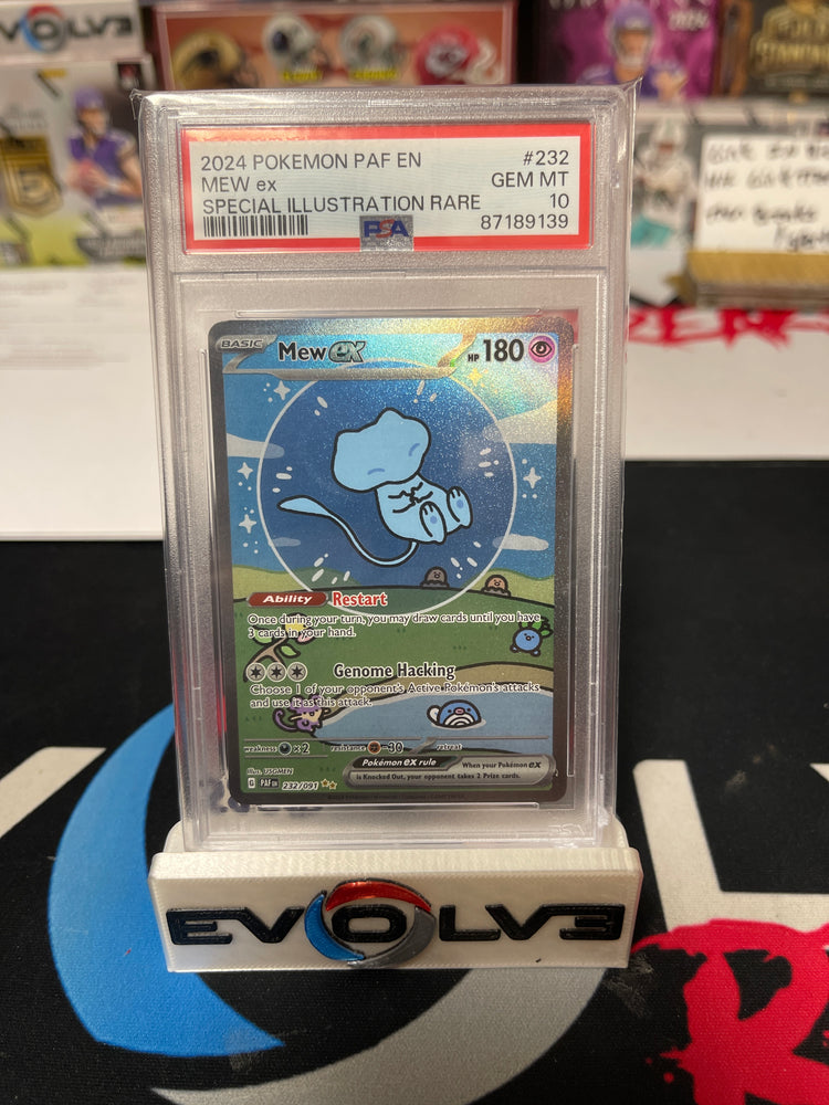 Mew ex SIR (232/091) [Scarlet & Violet: Paldean Fates] PSA 10