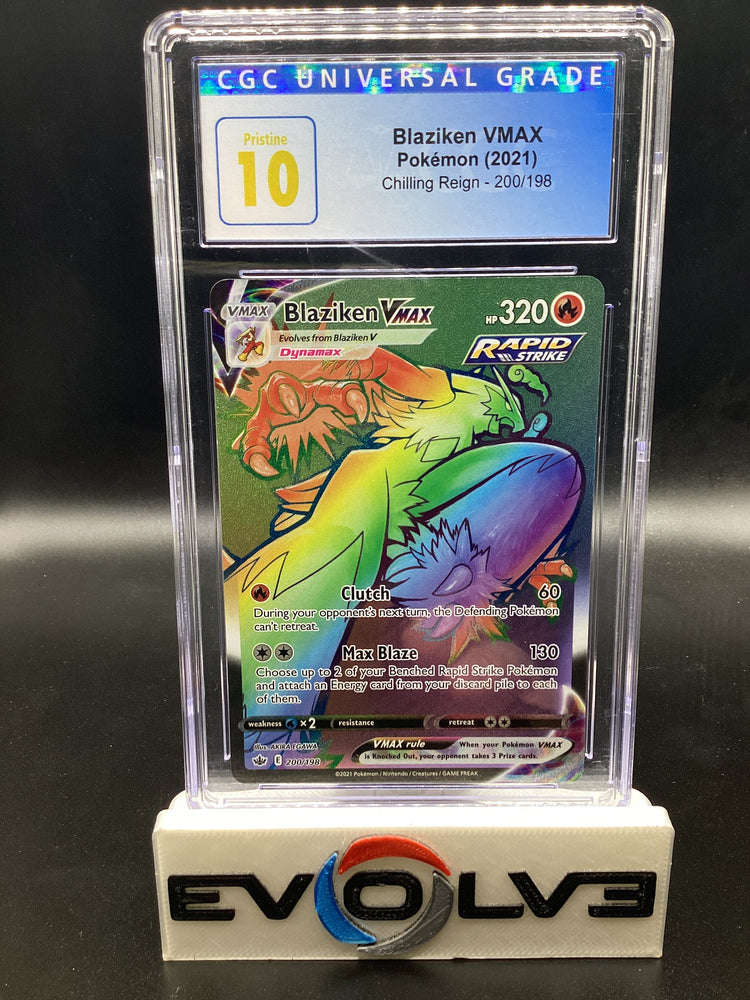 Blaziken VMAX (200/198) [Pokemon Sword & Shield: Chilling Reign] CGC Pristine 10