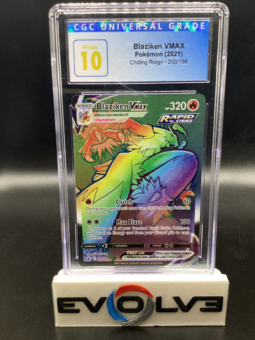 Blaziken VMAX (200/198) [Pokemon Sword & Shield: Chilling Reign] CGC Pristine 10