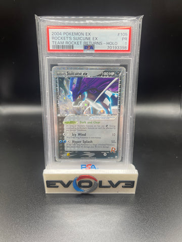 Rocket's Suicune ex (105/109) [Pokémon EX: Team Rocket Returns] PSA 1