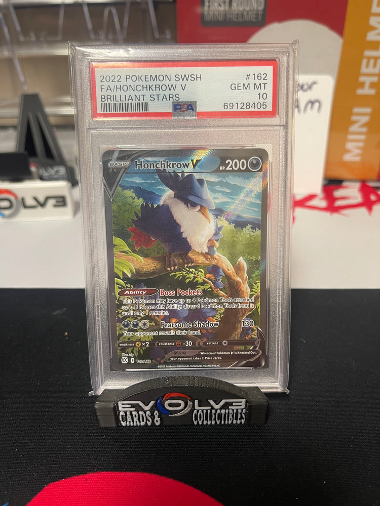 Honchkrow V (162/172) [Sword & Shield: Brilliant Stars] PSA 10