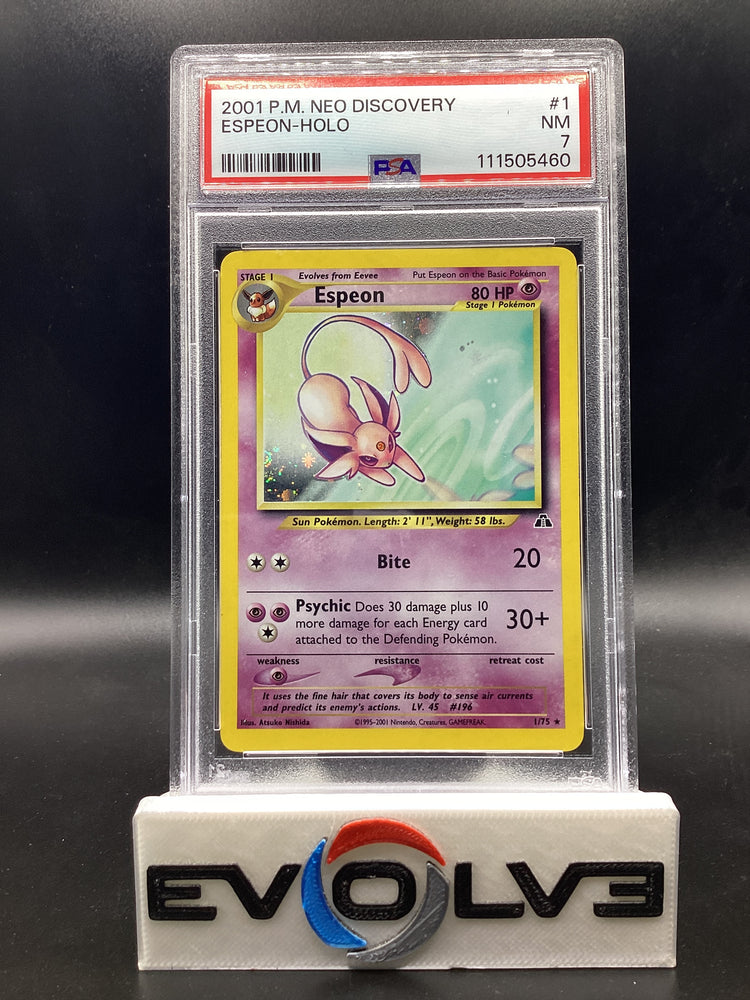 Espeon (1/75) [Pokemon: Neo Discovery] PSA 7