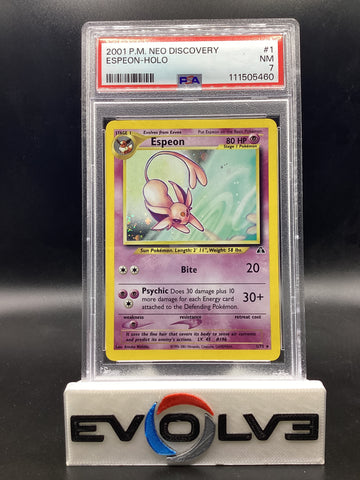 Espeon (1/75) [Pokemon: Neo Discovery] PSA 7