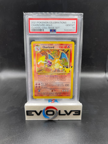 Charizard (004/102) [Pokémon: Celebrations - Classic Collection] PSA 10