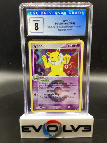 Hypno - Reverse Holo (25/112) [Pokemon EX: Fire Red & Leaf Green] CGC 8