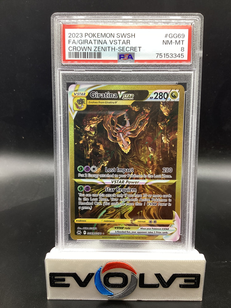 Giratina VSTAR (GG69/GG70) [Pokemon Sword & Shield: Crown Zenith Galarian Gallery] PSA 8