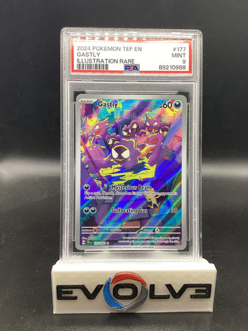 Gastly (177/162) [Pokemon Scarlet & Violet: Temporal Forces] PSA 9