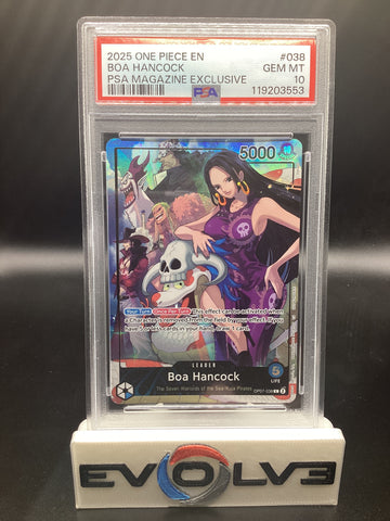 Boa Hancock - PSA Magazine Exclusive (OP07-038) PSA 10