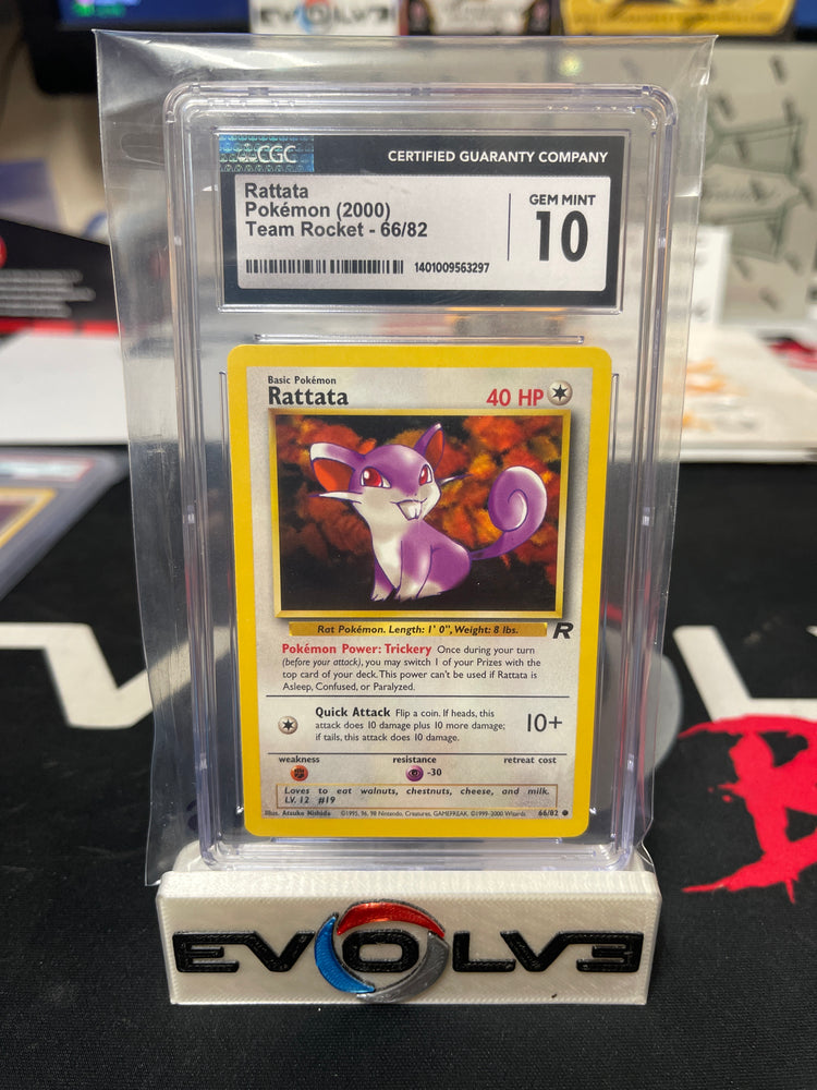 Rattata (66/82) [Pokemon: Team Rocket] CGC Gem Mint 10