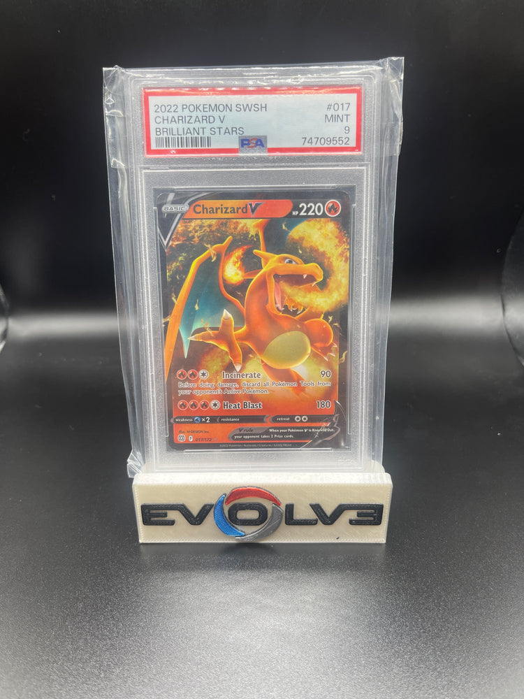 Charizard V (017/172) [Pokémon SWSH: Brilliant Stars] PSA 9