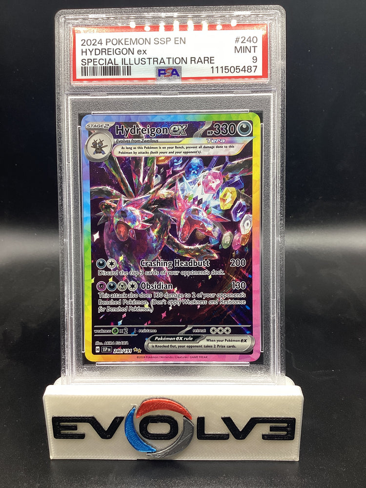Hydreigon ex (240/191) [Pokemon Scarlet & Violet: Surging Sparks] PSA 9