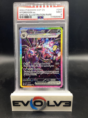 Hydreigon ex (240/191) [Pokemon Scarlet & Violet: Surging Sparks] PSA 9
