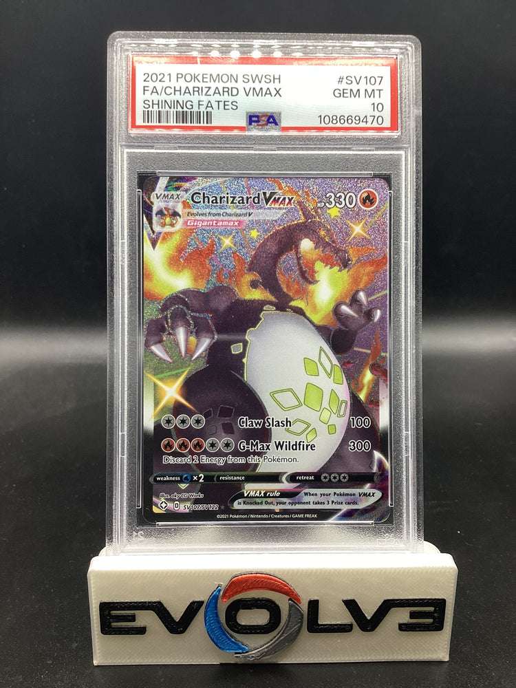 Charizard VMAX (SV107/SV122) [Pokemon Sword & Shield: Shining Fates Shiny Vault] PSA 10