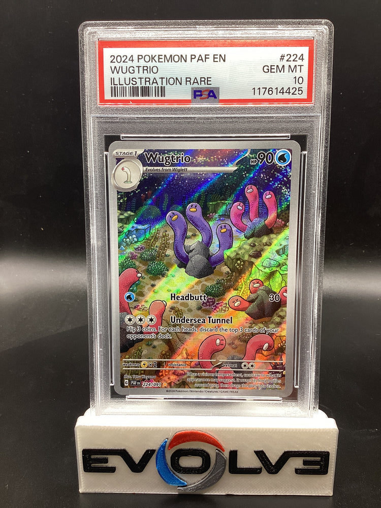 Wugtrio (224/091) [Pokemon Scarlet & Violet: Paldean Fates] PSA 10