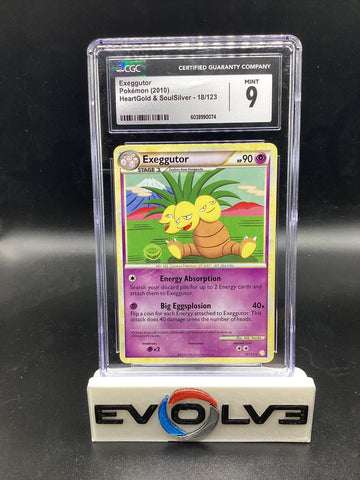 Exeggutor (18/123) [Pokemon HeartGold & SoulSilver] CGC 9