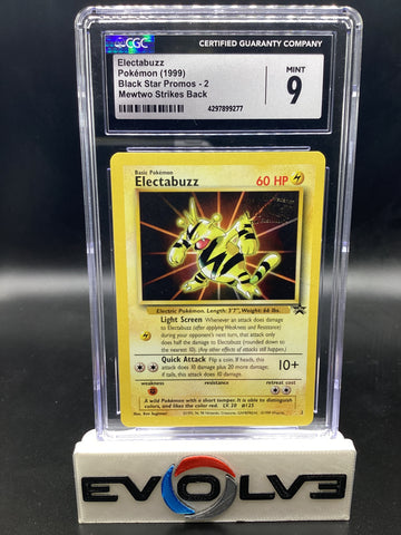Electabuzz (2) [Pokemon: Black Star Promos] CGC 9