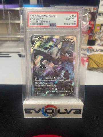 Lugia V Alternate Art (186/195) [Sword & Shield: Silver Tempest] PSA 10