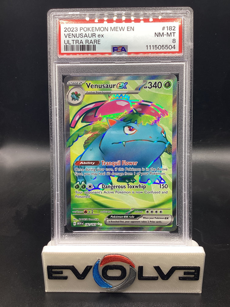 Venusaur ex (182/165) [Pokemon Scarlet & Violet: 151] PSA 8