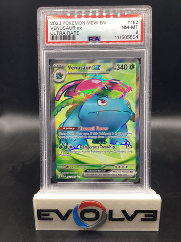 Venusaur ex (182/165) [Pokemon Scarlet & Violet: 151] PSA 8