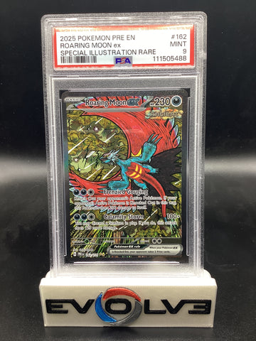 Roaring Moon ex (162/131) [Pokemon Scarlet & Violet: Prismatic Evolution] PSA 9