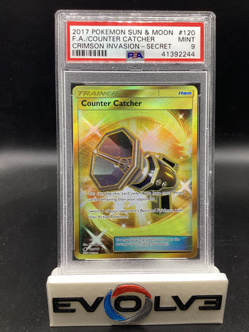 Counter Catcher (120/111) [Pokemon Sun & Moon: Crimson Invasion] PSA 9