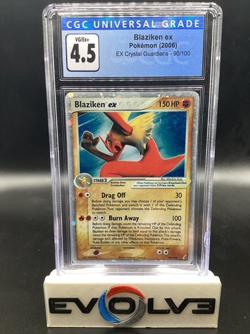 Blaziken ex (90/100) [Pokemon EX: Crystal Guardians] CGC 4.5