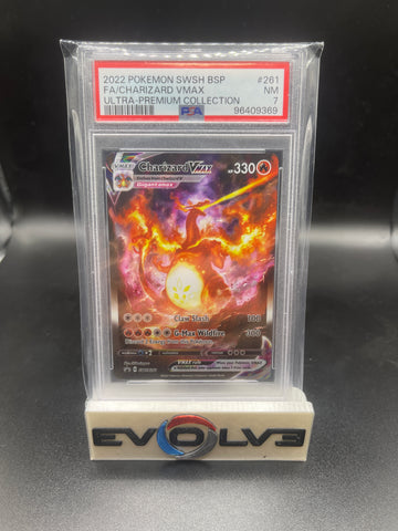 Charizard VMAX (SWSH261) [Pokémon SWSH: Black Star Promo] PSA 7