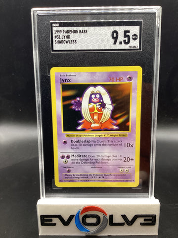 Jynx (31/102) [Pokemon: Base Set Shadowless] SGC 9.5