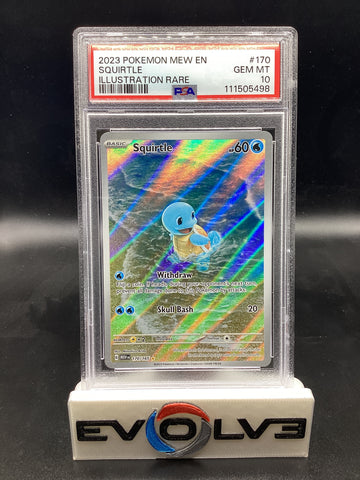 Squirtle (170/165) [Pokemon Scarlet & Violet: 151] PSA 10