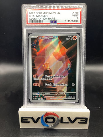 Charmander (168/165) [Pokemon Scarlet & Violet: 151] PSA 9
