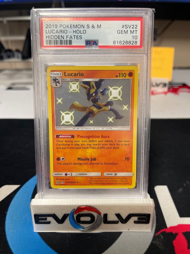 Lucario (SV22/SV94) [Sun & Moon: Hidden Fates] PSA 10