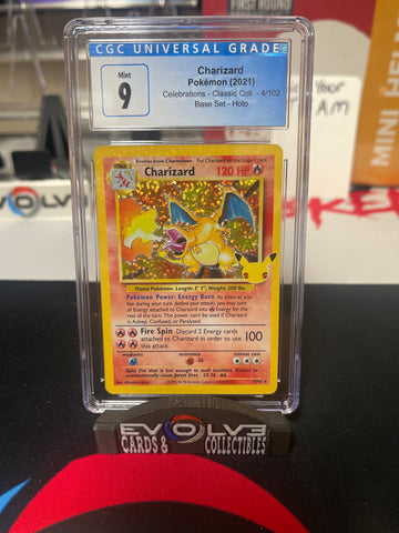 Charizard (004/102) [Celebrations: Classic Collection] CGC 9
