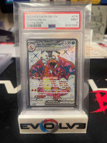 Charizard ex (215/197) [Scarlet & Violet: Obsidian Flames] PSA 9