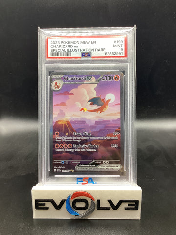 Charizard ex (199/165) [Pokemon Scarlet & Violet: 151] PSA 9