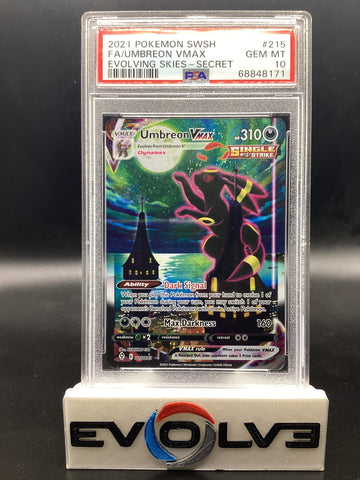 Umbreon VMAX (215/203) [Pokemon Sword & Shield: Evolving Skies] PSA 10