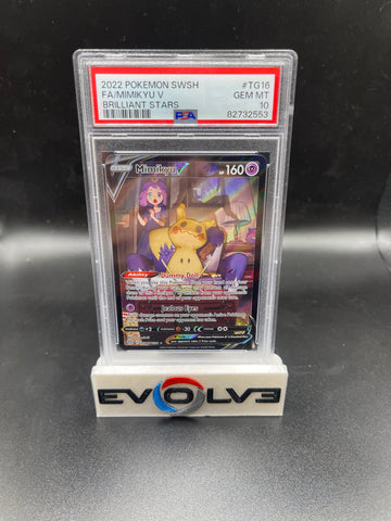 Mimikyu V (TG16/TG30) [Pokémon SWSH: Brilliant Stars] PSA 10