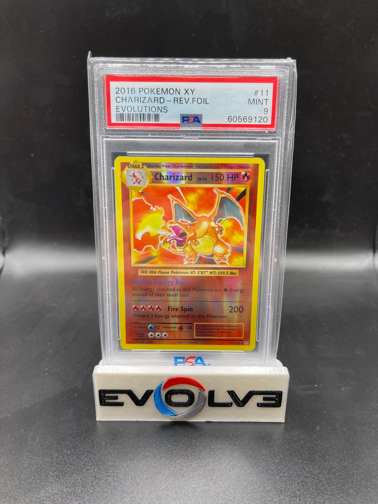 Charizard - Rev. Foil (011/108) [XY: Evolutions] PSA 9