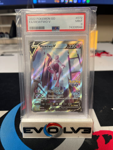 Mewtwo V (072/078) [Pokémon GO] PSA 9